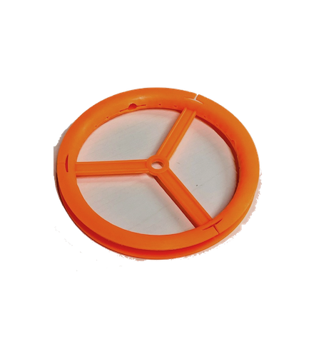 AVVOLGI LENZA CIRCOLARI COLORE ARANCIO DIAMETRO 16 CM