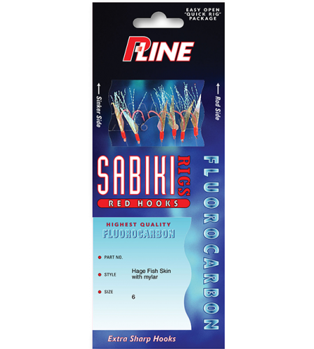 SABIKI P-LINE FLUOROCARBON RIGS SABIKIS AMO ROSSO 14
