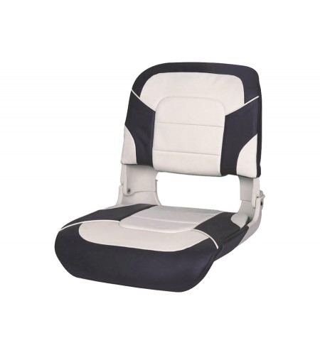 SEDILE IMBARCAZIONE IN TESSUTO SKY MODELLO FISHERMAN BIANCO BLUE MM 419 X 457 X H 495