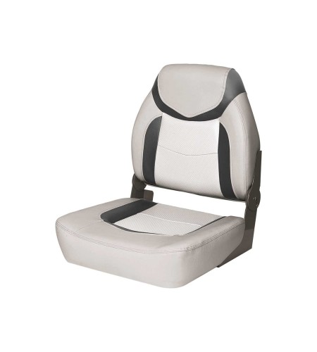 SEDILE IMBARCAZIONE IN TESSUTO SKY MODELLO PREMIUM FISH GRIGIO GRIGIO SCURO MM 432 X 508 X H 597