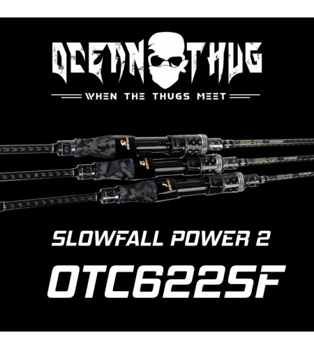 CANNA SLOW FALL BONE RODS FISHING OTC622SF 6,2 PIEDI OceanThug SlowJig PE 1.5-2.0