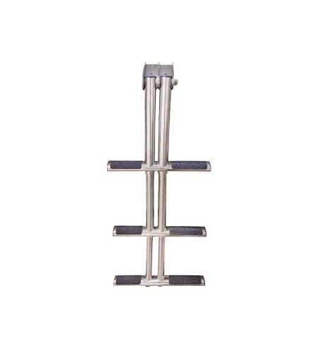 SCALETTE TELESCOPICHE DIVER ASSE DOPPIO 3 GRADINI PROFONDA 35 H 89