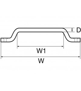 PONTE PASSACINGHIA INOX 2 MISURE