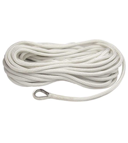 TRECCIA MOORING BIANCO CON REDANCIA MM 12 METRI 30