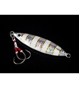 ARTIFICIALE SLOW JIGGING LURES 60 GR SILVER GLOW