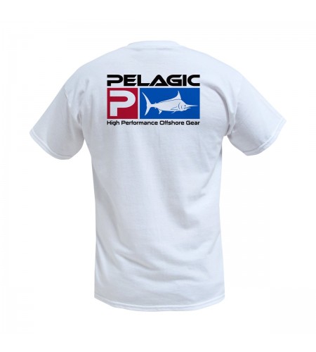 MAGLIA MANICA CORTA PELAGIC DELUXE LOGO T-SHIRT WHITE