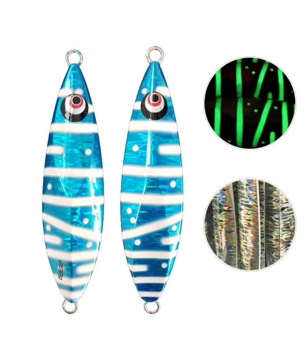 ARTIFICIALE SLOW JIGGING LURES ATS 150 GR BLUE GLOW