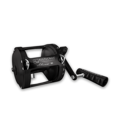 MULINELLO ALUTECNOS ALBACORE 80 LBS COLORE BLACK NERO