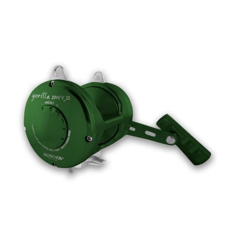 MULINELLO ALUTECNOS GORILLA 20W V 2S LBS COLORE VERDE