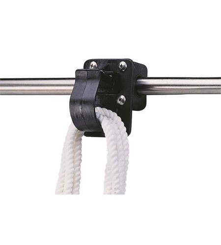 GANCIO APPENDICIME IN NYLON CON MORSETTO COLORE NERO