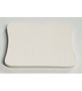 SUGHERO AVVOLGI LENZA RETTANGOLARE COLORE BIANCO 10 X 15 CM
