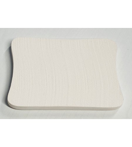 SUGHERO AVVOLGI LENZA RETTANGOLARE COLORE BIANCO 10 X 15 CM
