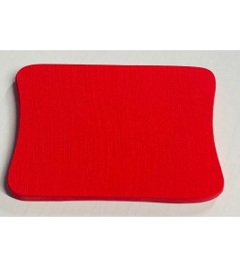 SUGHERO AVVOLGI LENZA RETTANGOLARE COLORE ROSSO 13 X 20 CM