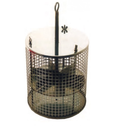 GABBIA INOX TRITA SARDE CON LAME