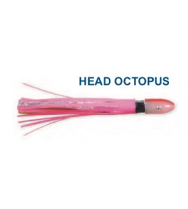 Artificiale head Octopus Rosso Argento cm 8 Gr 5