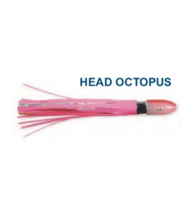 Artificiale head Octopus Rosso Argento cm 12 Gr 18