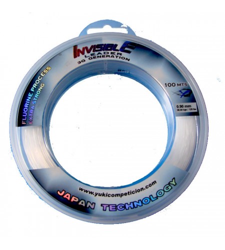 FILO DA PESCA YUKI NYLON INVISIBILE MM 0,80 LBS 110 BOBINA MT 100