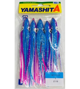 ARTIFICIALE OCTOPUS YAMASHITA COLORE Z119 CM 10,5 SILVER BLUE PINK