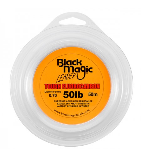 FILO TOUGH FLUOROCARBON BLACK MAGIC DIAMETRO 50 LB MM 070 BOBINE DA 50 MT