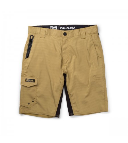 PANTALONCINO PELAGIC DRI-FLEX HYBRID II FISHING SHORTS KHAKI