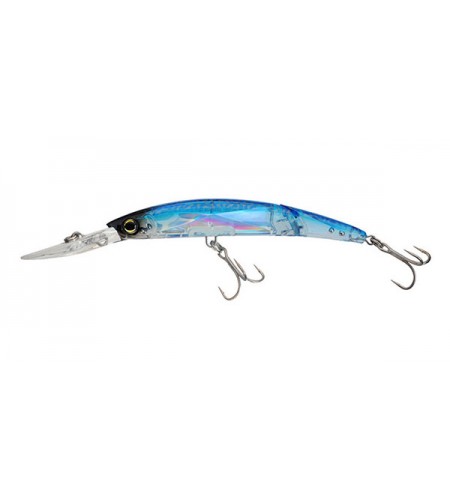 ARTIFICIALE TRAINA YO-ZURI CRYSTAL 3D MINNOW DEEP DRIVER JOINTED 130 MM SNODATO Blue Mackerel