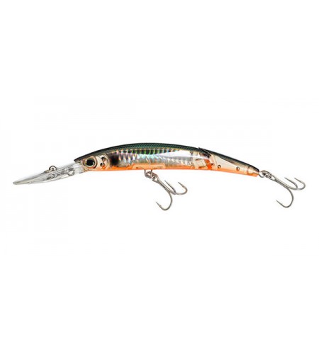 ARTIFICIALE TRAINA YO-ZURI CRYSTAL 3D MINNOW DEEP DRIVER JOINTED 130 MM SNODATO Tennessee Shad