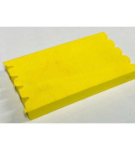 SUGHERO AVVOLGI LENZA RETTANGOLARE COLORE GIALLO 10 X 5,5 X 1,2 CM