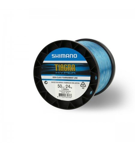 FILO SHIMANO TIAGRA HYPER TROLL. IGFA 80LB 1000M CLEAR BLUE