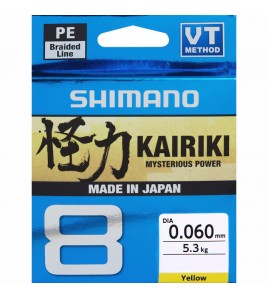Trecciato Shimano Kairiki 8 300m Mantis Green 0.215 mm 20,8 kg