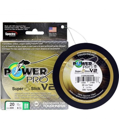 Power Pro Super 8 Slick V2 275m 0,28 mm 20 kg Moon Shine