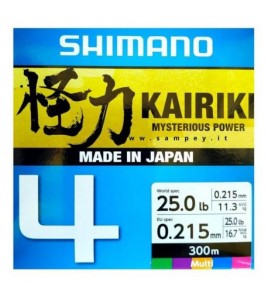 Shimano Kairiki 4 FILI 300 MT MULTI 0.230mm 30 LB 13.6kg