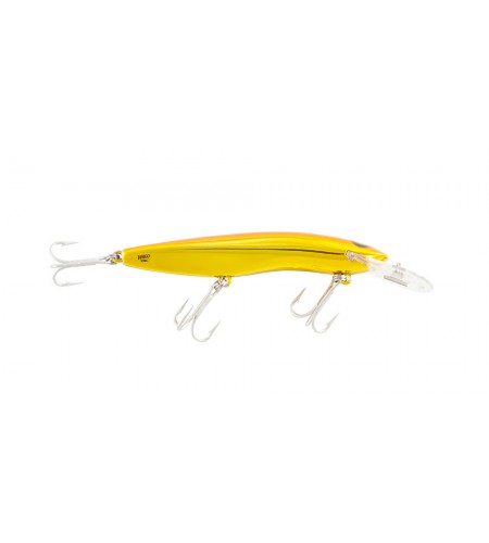 Artificiale Traina Halco SORCERER 125 mm colore R 11 CHROME GOLD ORANGE BACK