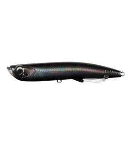 Artificiale Spinning Lures Bone Entice 110mm 20g Topwater Colore Black Aurora