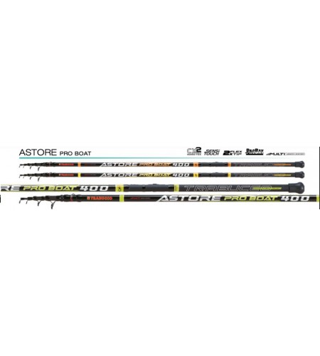 Canna ASTORE PRO BOAT LIGHT TRABUCCO Bolentino Light Drifting Tele Regolabile MT 3 - 4