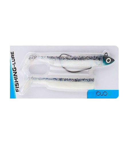 ARTIFICIALE Minnow Silicone Colore WAHITE SILVER GR 10 mm 70