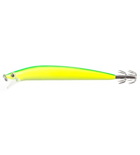Artificiale Traina Maria Princess Calamari 130 mm Colore PC8 GLOW YELLOW GREEN 