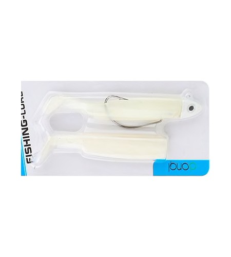 ARTIFICIALE Minnow Silicone Colore White GR 15 mm 90