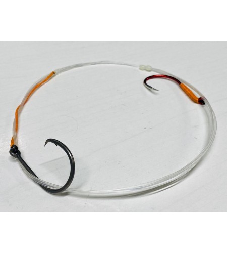 Terminale Dentice Fluorocarbon White MM 0,70 AMO 7/0 Circle BKK