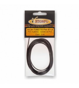 Protezione Terminale Traina Stonfo PVC DIAMETRO MM 0,80 2 Metri Colore Nero