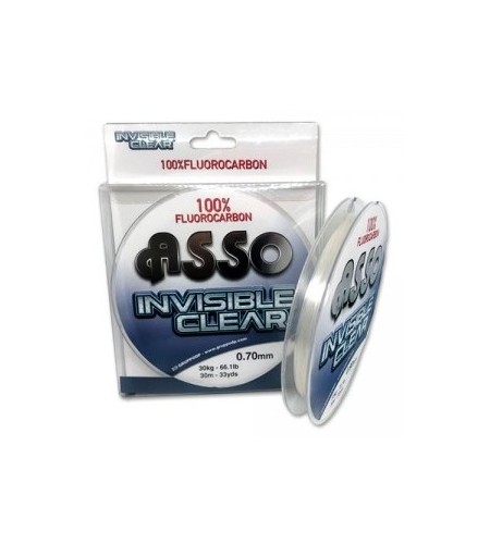 FILO ASSO ASSO INVISIBLE CLEAR MM 70 LB 66,1 MT 30 FLUOROCARBON