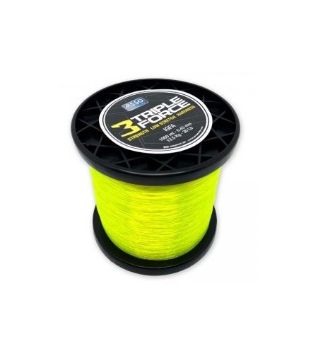 FILO PESCA ASSO TRIPLE FORCE I.G.F.A. 80 LB MM 70 METRI 1000 GIALLO
