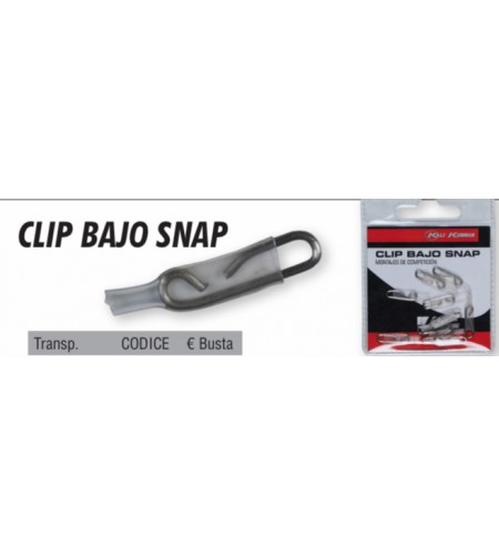 Aggancio Rapido Clip bajo Snap Bolentino Surfcasting Piombo Lenza Grande