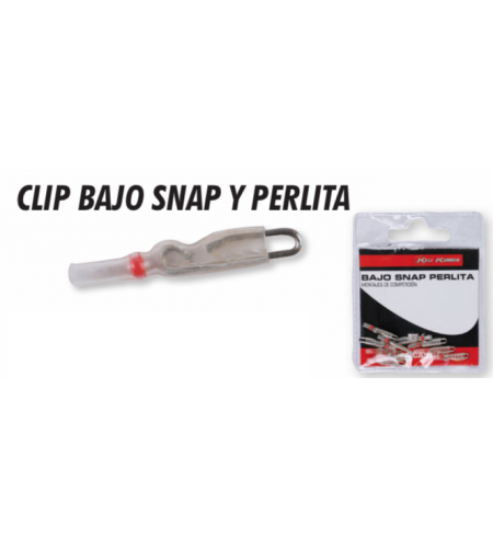 Aggancio Rapido Clip bajo Snap e Perlina Bolentino Surfcasting Piombo Lenza Grande