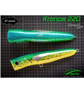 ARTIFICIALE POPPER JACK FIN KRONOS 220 GR 170 COLORE DORADO