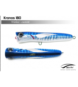 ARTIFICIALE POPPER JACK FIN KRONOS 180 GR 88 COLORE STRIPED WAHOO