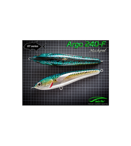 ARTIFICIALE STICK BAIT ARGO 240-F MM 240 GR 175 FLOATING COLORE MACKEREL