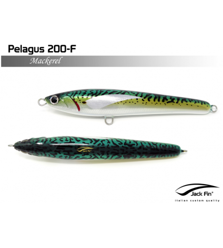 ARTIFICIALE STICK BAIT PELAGUS 200-F MM 82 GR 1 FLOATING COLORE MACKEREL