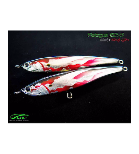 ARTIFICIALE STICK BAIT PELAGUS 165-S MM 165 GR 75 SINKING COLORE BLACK BLOODY