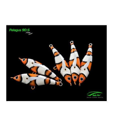 ARTIFICIALE STICK BAIT PELAGUS 90 - S MM GR 30 SINKING COLORE NEMO ORANGE