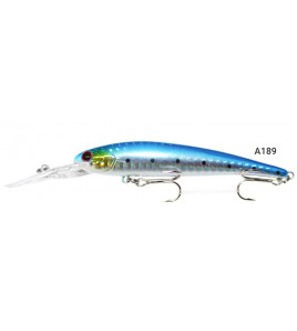 Artificiale Spinning LEVEL MINNOW (F) 53 MM 3,5 GR W-WAY COLORE BLUE A 189